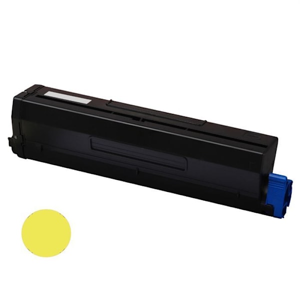 OKI gul tonerkassett - Standardkapacitet 8 000 sidor - Kompatibel C810/830
