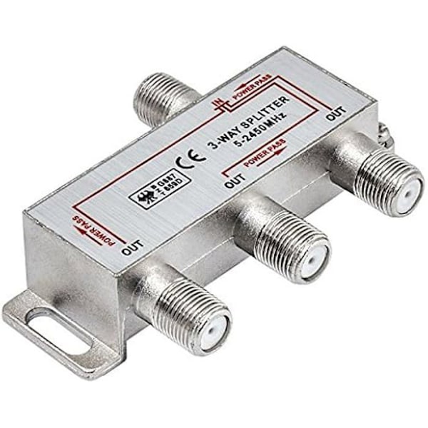 Antennfördelare - NIMO - 1 ingång 3 utgångar - Frekvens 5-2450 MHz