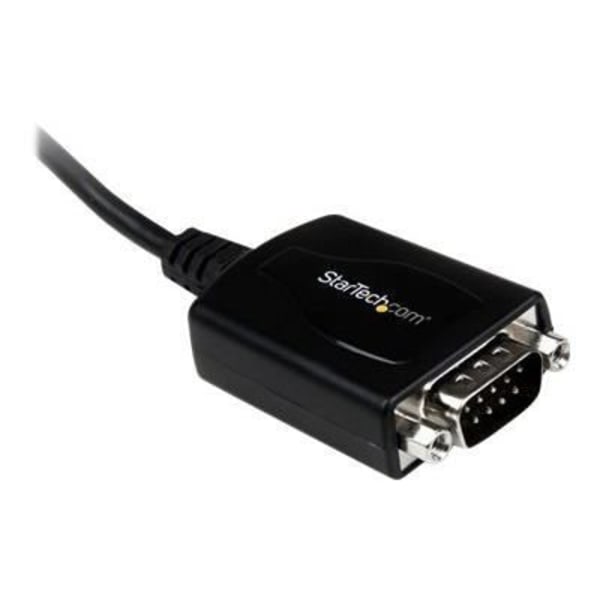 STARTECH 30 cm USB-sarja DB9 RS232 -sovitinkaapeli tietoliikenneportin muistilla - M/M musta