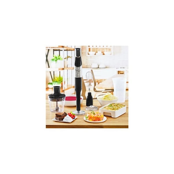 Stavmixer - Moulinex - DD95HD10 - 1200W - Hastighetsvariator - 800L skål Silver / Noir