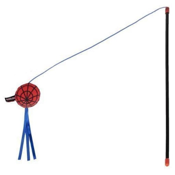 Baguette för katt - För Fan Husdjur - Spiderman - Mjuk tyg - 55x6.5x3 cm - Interaktiv leksak