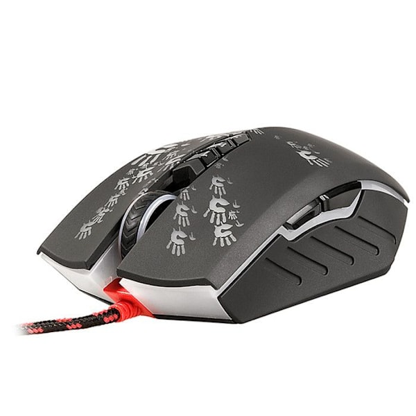 A4TECH-pelihiiri, 6200 DPI, RGB-taustavalo, BLOODY Blazing A60 (Aktivoitu) musta