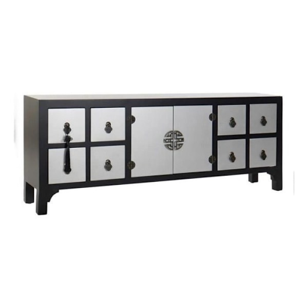 Tv-skab med skuffer Thyann hjem orientalsk indretning MDF træ (130 x 24 x 51 cm)
