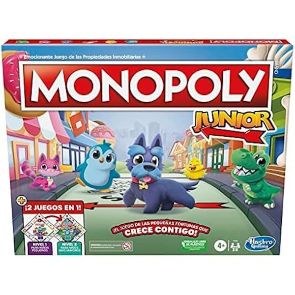 Monopoly Junior -lautapeli - MONOPOLY - Lapsi - Mixed
