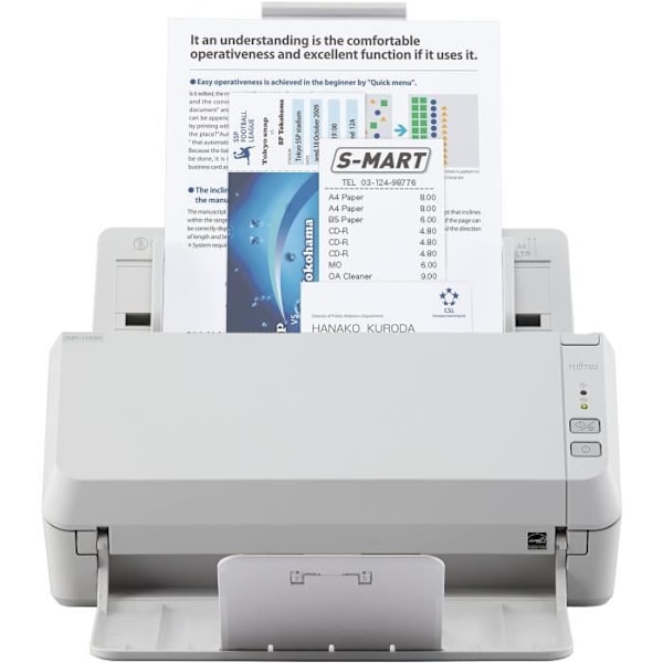Dokumentscanner FUJITSU SP-1125N - Dobbelt sidet - 25 ppm - 600 dpi - Automatisk dokumentføder til 50 ark