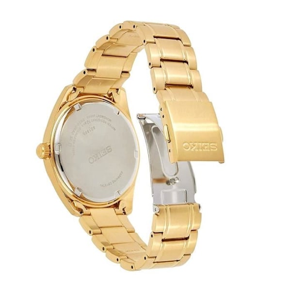 Kello - SEIKO - SUR412P1 - Kulta - Ruostumaton teräs - Japanilainen kvartsimekanismi gyllene