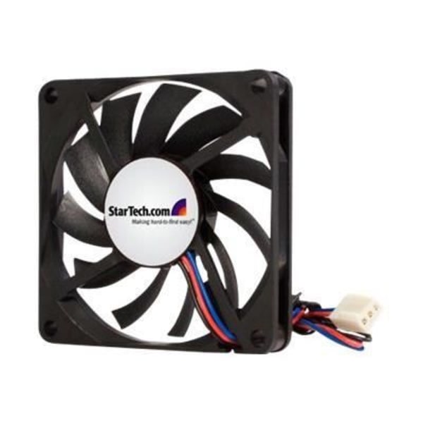 STARTECH kaksoiskuulalaakeri PC tuuletin - TX3 virtalähde - 70 mm - 1 - kaksoiskuulalaakeri musta