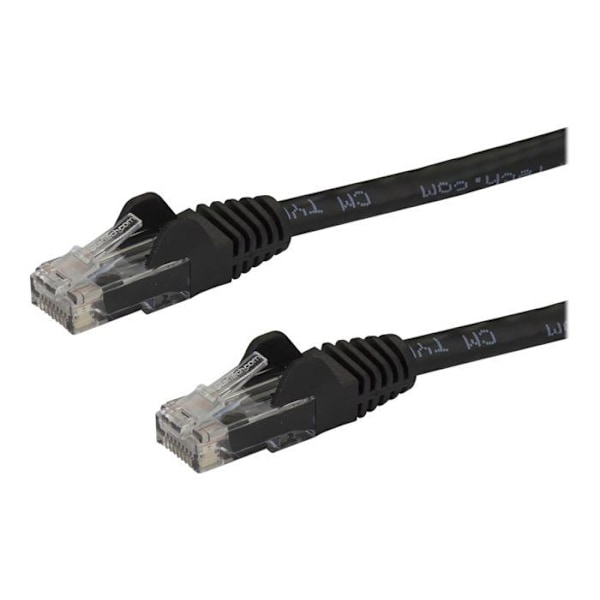 STARTECH Cat6 Gigabit UTP nätverkskabel - Hookless - 10 m - Anti-snag RJ45 Ethernet-kabel - Hane / Hane patchkabel - Svart