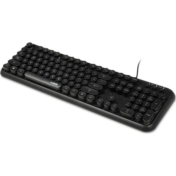 Clavier - Ibox - Pulsar - Filaire - Rétroéclairé - US musta