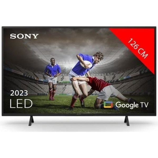 LED TV 4K 126 cm SONY KD-50X75WL - Smart TV - Dolby Atmos lyd - 4 x HDMI - 2 x USB Sort