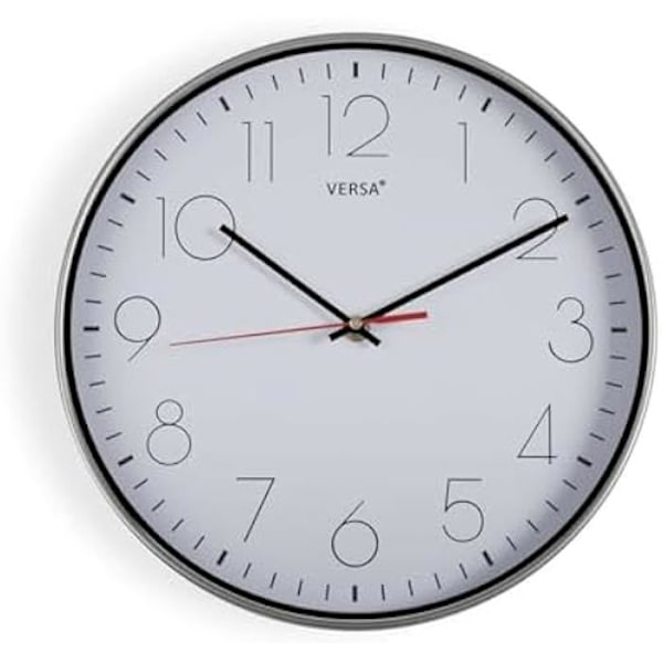 Vægur - VERSA - Multicolor Model - Plast - 32 cm - Moderne design Flerfärgad