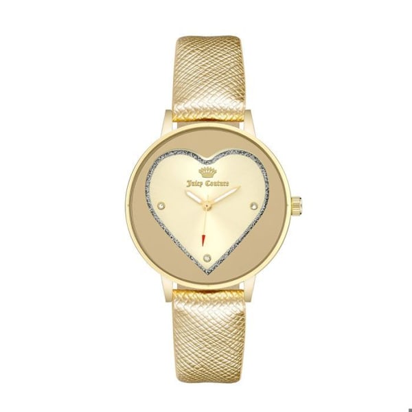Kvinnoarmband - Juicy Couture - JC1234GPGD - Läder - Kvarts - 38mm gyllene/gyllene