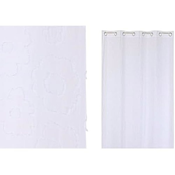 Verho - ESPRIT - Valkoinen - 140 x 260 cm - Monivärinen - Sisäkäyttöön Flerfärgad