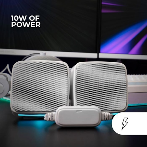 Kompakte Højttalere - Mars Gaming - MS-PRO - 10W - RGB Flow - Jack 3.5mm