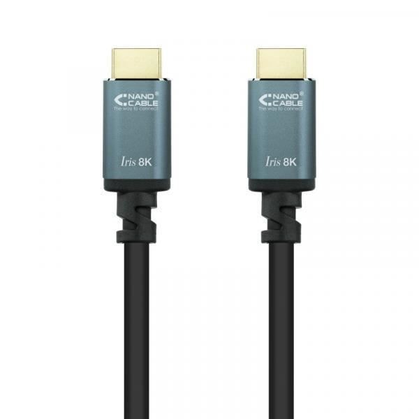 Nanocable 10.15.8001-L150. Kaapelin pituus: 1,5 m, Liitin 1: HDMI Tyyppi A (Standardi), Liittimen tyyppi 1: Uros, Liitin