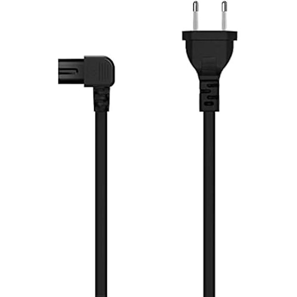 AISENS VIRTAKAAPELI FORMA 8 A132-0599 CEE7 16 MACHO C7 HEMBRA 3M NEGRO Svart