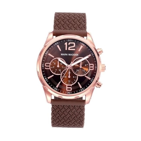Ur - MARK MADDOX - Mod. CASUAL HC6018-45 - Multifunktion - Rustfrit stål - Silikonearmbånd