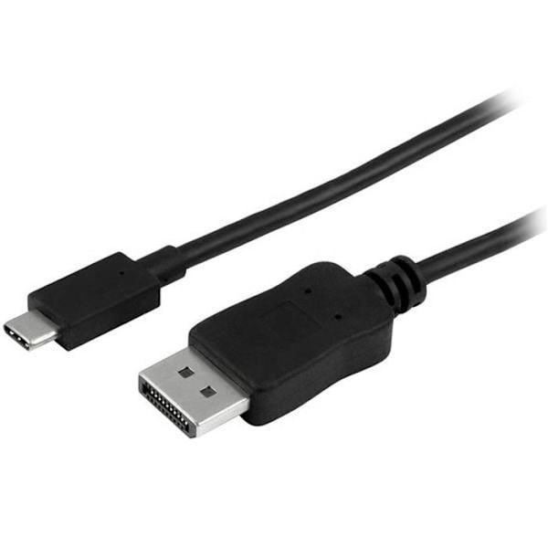 USB Type-C - DisplayPort - STARTECH.COM - 1 m - 4K - 60 Hz - Musta адаптер кабель