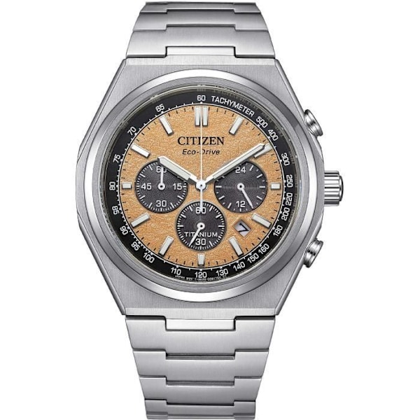 Kello - Citizen - CA4610-85Z - Hopeinen titaani/teräs - Aurinkoenergia - 10 Atm Titan silver/stål