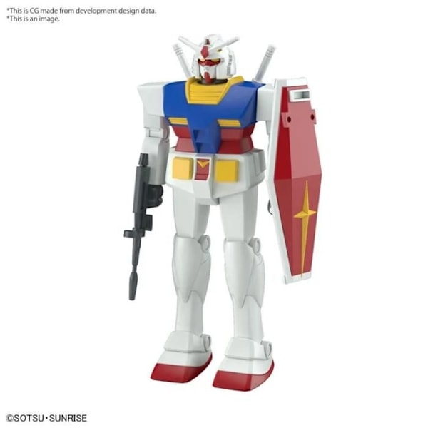 Modell - BANDAI SPIRITS - RX-78-2 Gundam (Revival Ver.) - 1/144 - Flerfärgad - För 14 år och äldre Flerfärgad