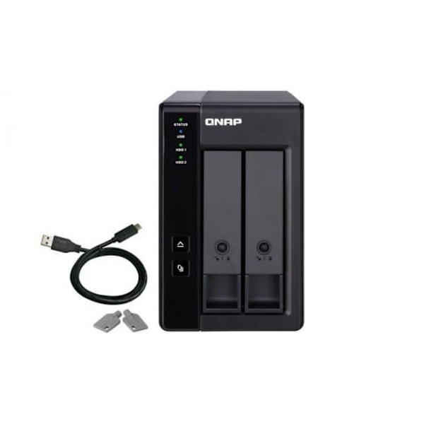 Netværkslagring NAS Qnap TR-002 Sort