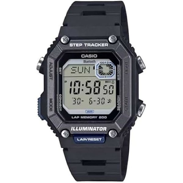 Digitaalinen Kello - CASIO - WS-B1000-1AVEF - Bluetooth - Vedenpitävyys 10 bar - Askellaskuri Svart