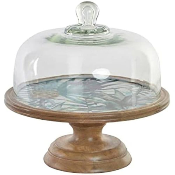 Snackbakke - DKD HOME DECOR - Standard - Flerfarvet - Krystal- og mangotræ - 30x30x33 cm Flerfärgad