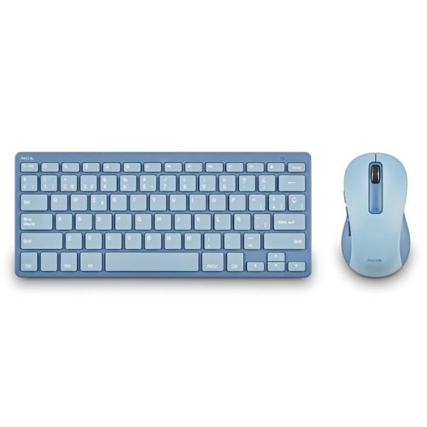 Multimode laddningsbart tangentbord - NGS - Spanska - QWERTY - Bluetooth, 2,4 GHz och USB - Svart