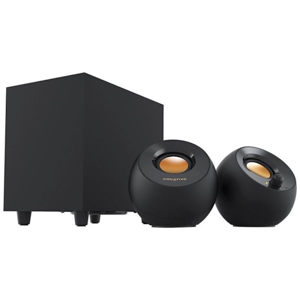 CREATIVE Pebble Plus 2.1 langalliset PC-kaiuttimet - 8 W - musta
