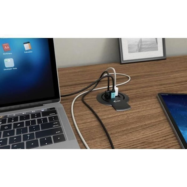 Kannettava laturi - i-Tec - CHARGER96WD - 96 W - USB A 3.2 Gen 1 - Musta sort