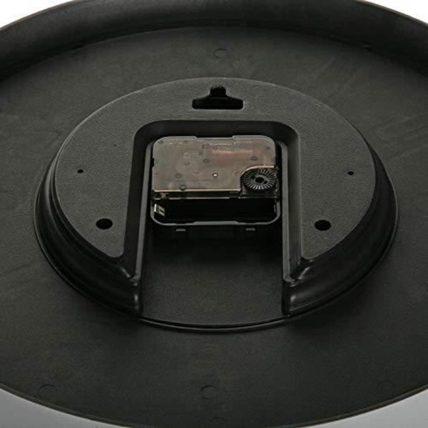 Versa Køkken Vægur Ø 30 cm Plast Analog Moderne Ingen aplika Metallic sølv M292451