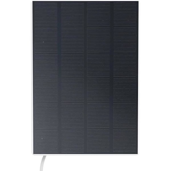 Yale Solpanel för WiFi-övervakningskamera utomhus - Solbatteri, upp till 3W effekt i fullt solsken, Kabel för