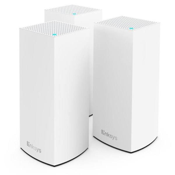 LINKSYS Rhodes MX3000 AX3000 Dual-Band Mesh Wi-Fi 6 Wi-Fi Router - Vit - 3 noder ingår Vit