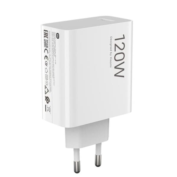 XIAOMI 120w Hypercharge Combo Type-A - 120 W - Valkoinen Vit
