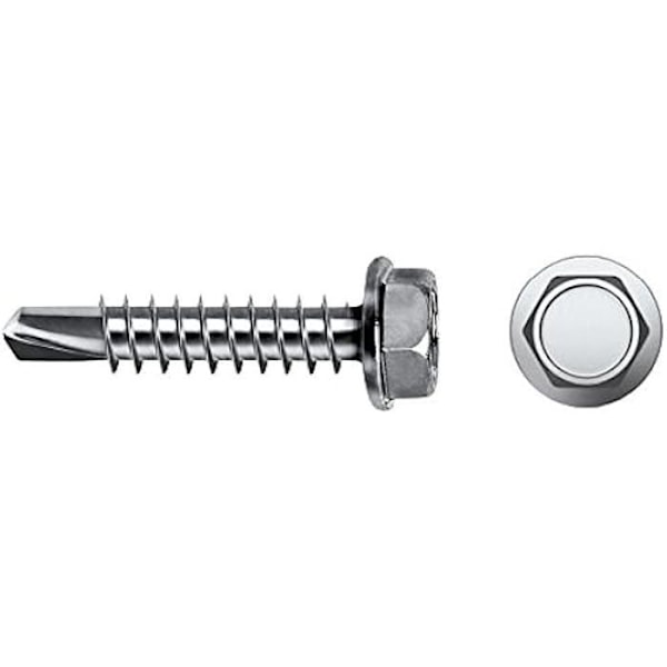 Tornillo punta broca hexagonal - CELO - 7504K - 4,8x25 mm - Förzinkat - Paket med 250 enheter