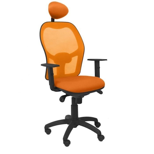 Jorquera stol orange sits bali orange mesh med fast nackstöd