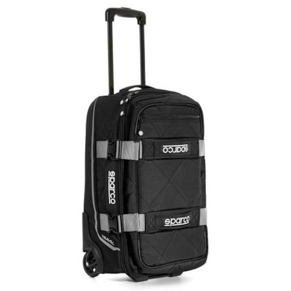 Sparco rejsetaske - S016438NRSI - Sort/sølv rejsetaske