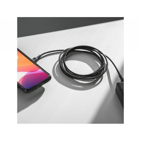 USB-C-kabel - Green Cell - GC PowerStream - 30 cm - Hurtig opladning 60W - QC 3.0