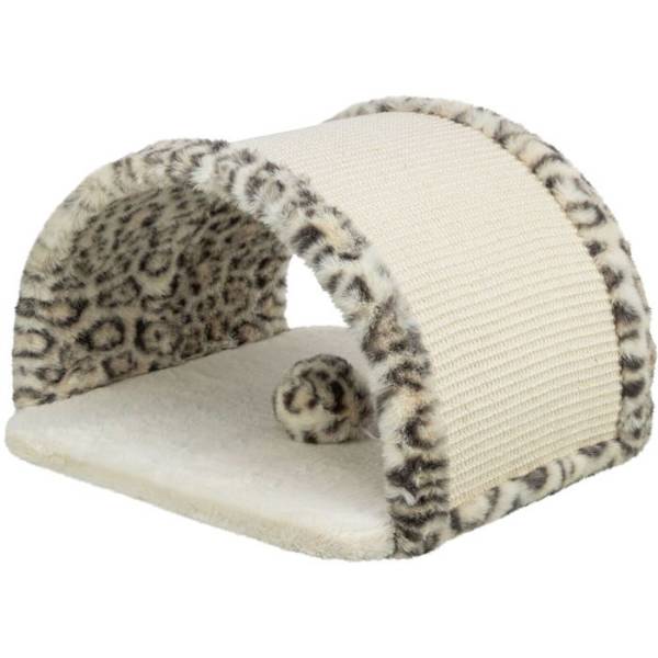 Krattskydd för katt - TRIXIE - Leo - Beige - Polyesterplush - Jute grädde