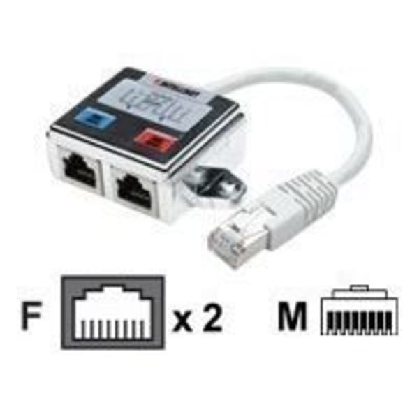 Verkkojakaja - INTELLINET - Modulaarinen jakaja - Kaksoissuojattu - CAT 5 - RJ-45 (M) - RJ-45 (F)