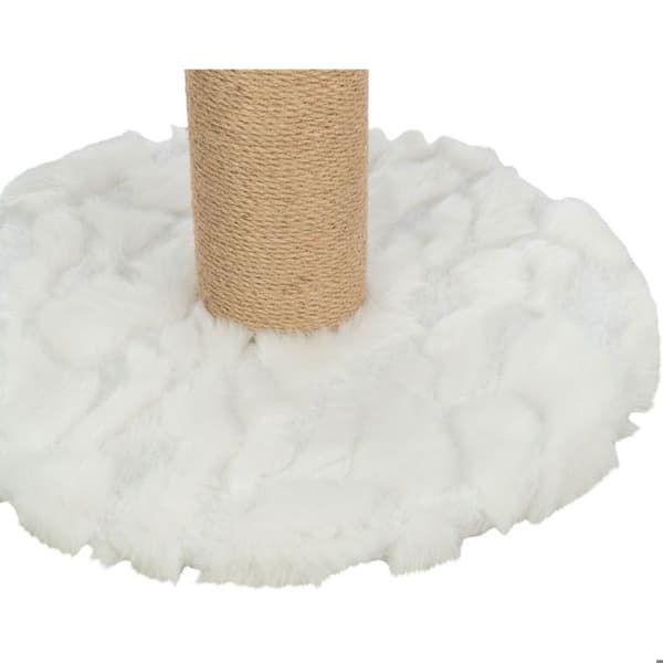 Kattträd - TRIXIE - Mirella - Vit - Jute - Polyester - 68 cm höjd Vit