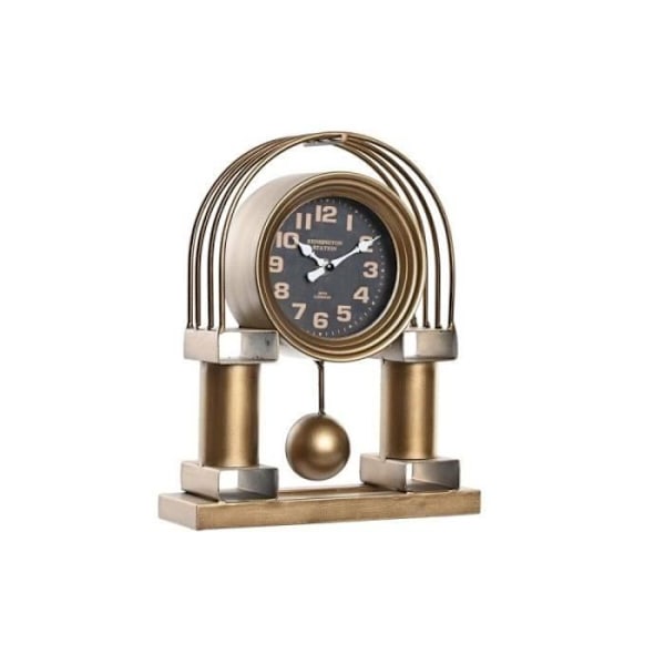 Bordur - LANA DECO - Thyann - Sort Glas Guld - 25 x 8 x 31 cm - Traditionel Stil Svart guld