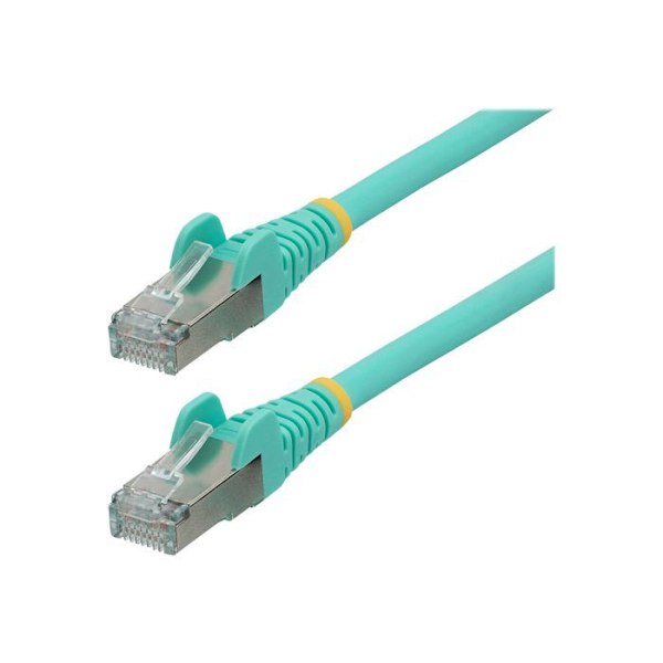 STARTEC 1m LSZH CAT6a Ethernet-kaapeli - Aqua - NLAQ-1M-CAT6A-PATCH