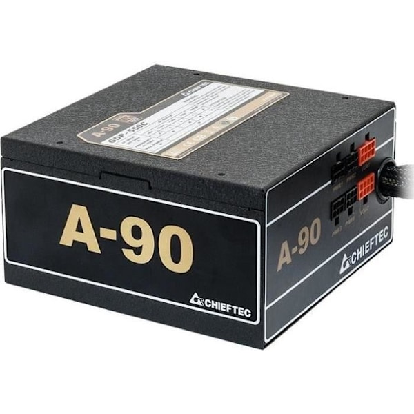 Bloc alimentation Chieftec A-90 Serie GDP-550C 90 Plus Gold - 550 Watt