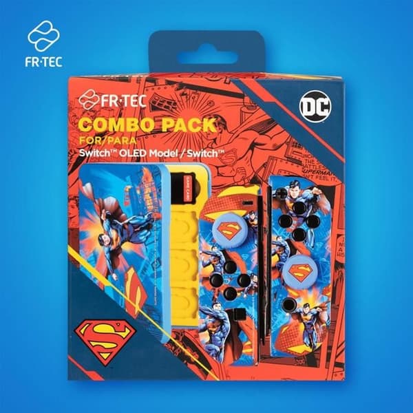 Switch Lisävarustepaketti - Superman Blå röd