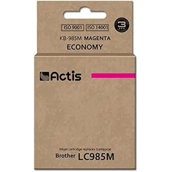 Cartouche blæk - ACTIS - KB-985 LC985M - Magenta - Kompatibel