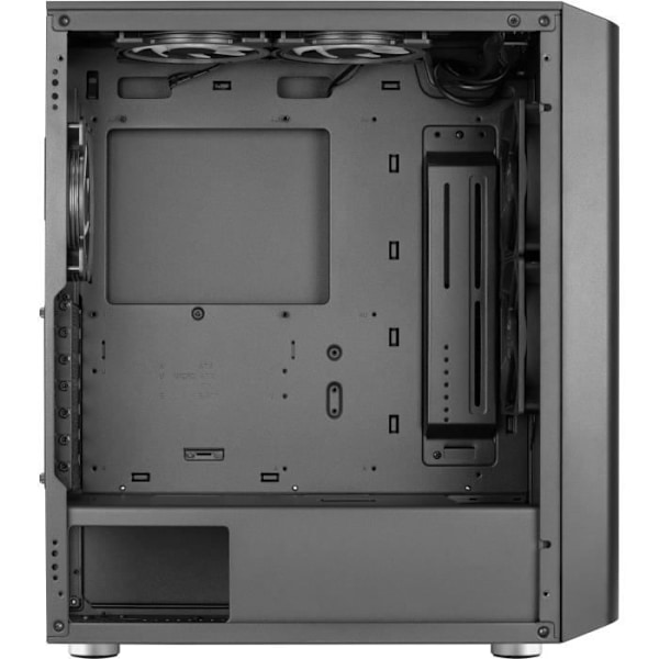 Aerocool Interstellar RGB - musta - ATX Keskikokoinen PC-kotelo lasipaneelilla