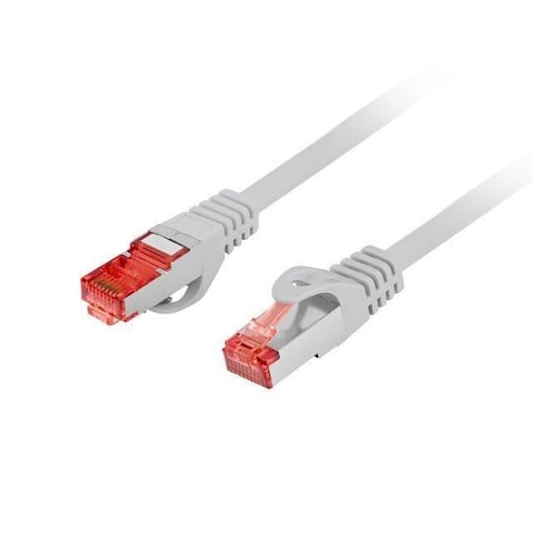 LANBERG PATCH CORD CAT.6 FTP LSZH CU 10M FLUKE GREY PASSED - PCF6-10CU-1000-S