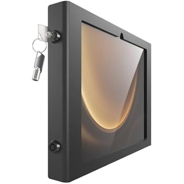 Sikkert kabinet - COMPULOCKS - Galaxy Tab S9+/S9FE+ - Metalramme - Hurtig adgang - Udsatte kameraer
