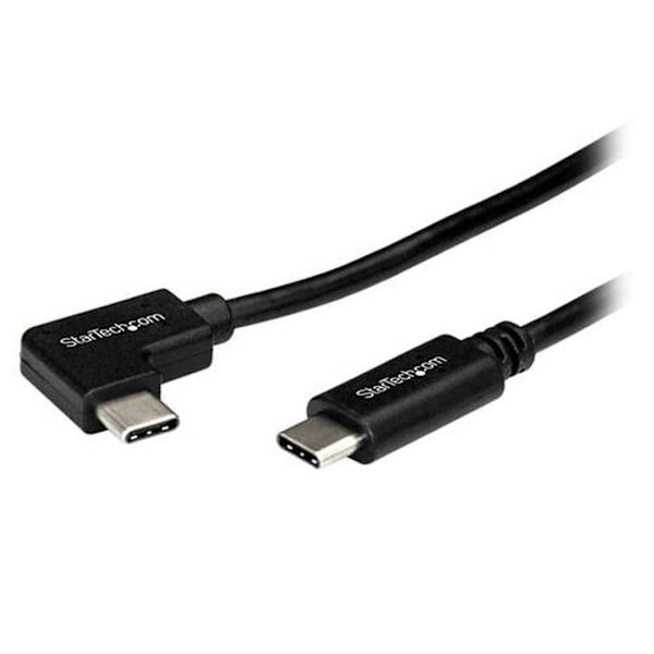 1 m:n suorakulmainen USB-C-kaapeli - STARTECH - USB 2.0 - Musta